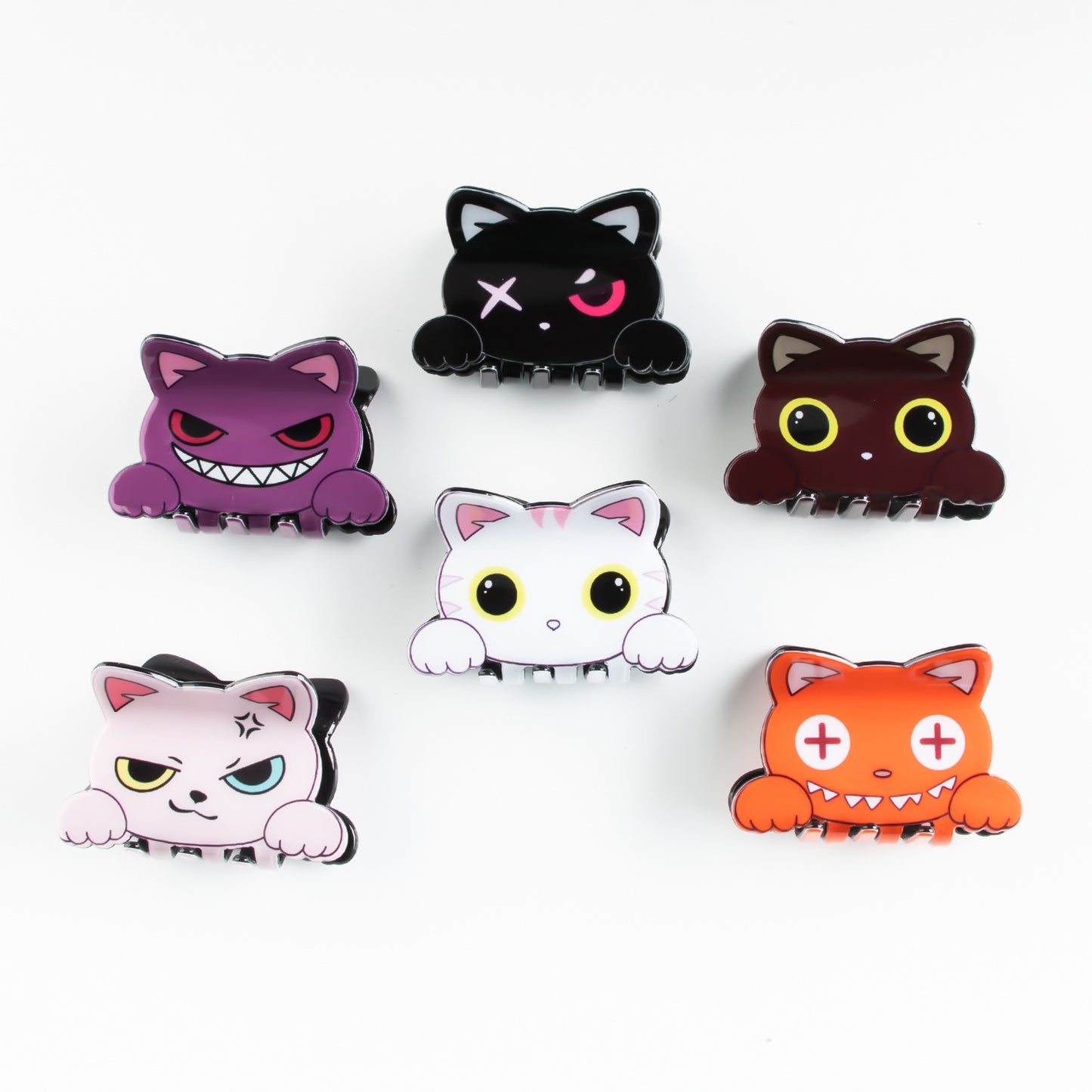 PVC cartoon cat hair clip MIC-GLS008