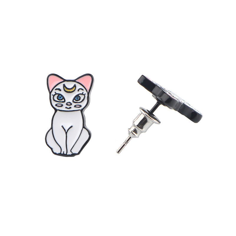 Alloy Beauty Girl Warrior Earrings (Minimo de Compra 5) MIC-KuB022