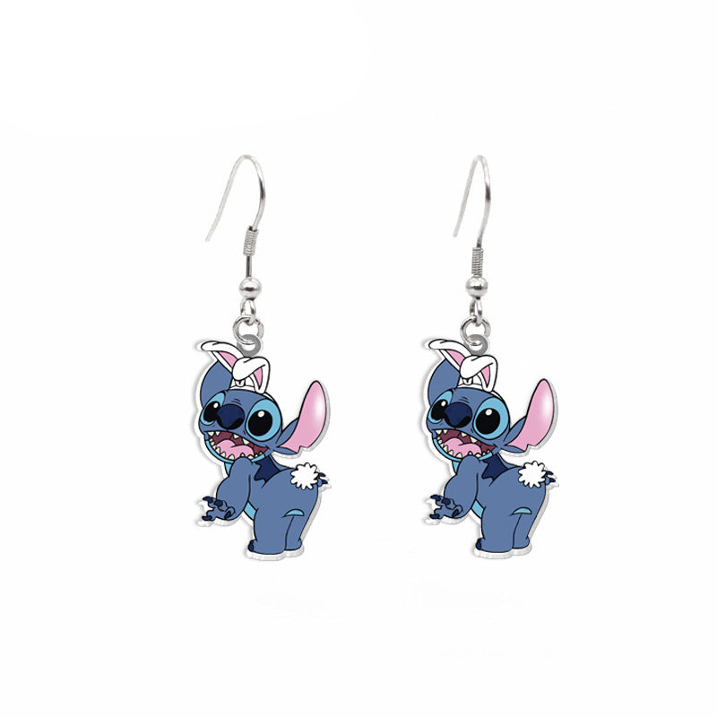 Alloy cartoon cute earrings (Minimo de Compra 2) MIC-ZhaoH002