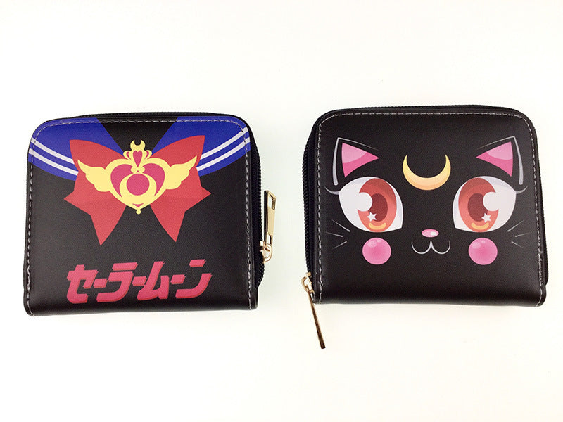 PU cartoon anime short zipper wallet MIC-ChangY012