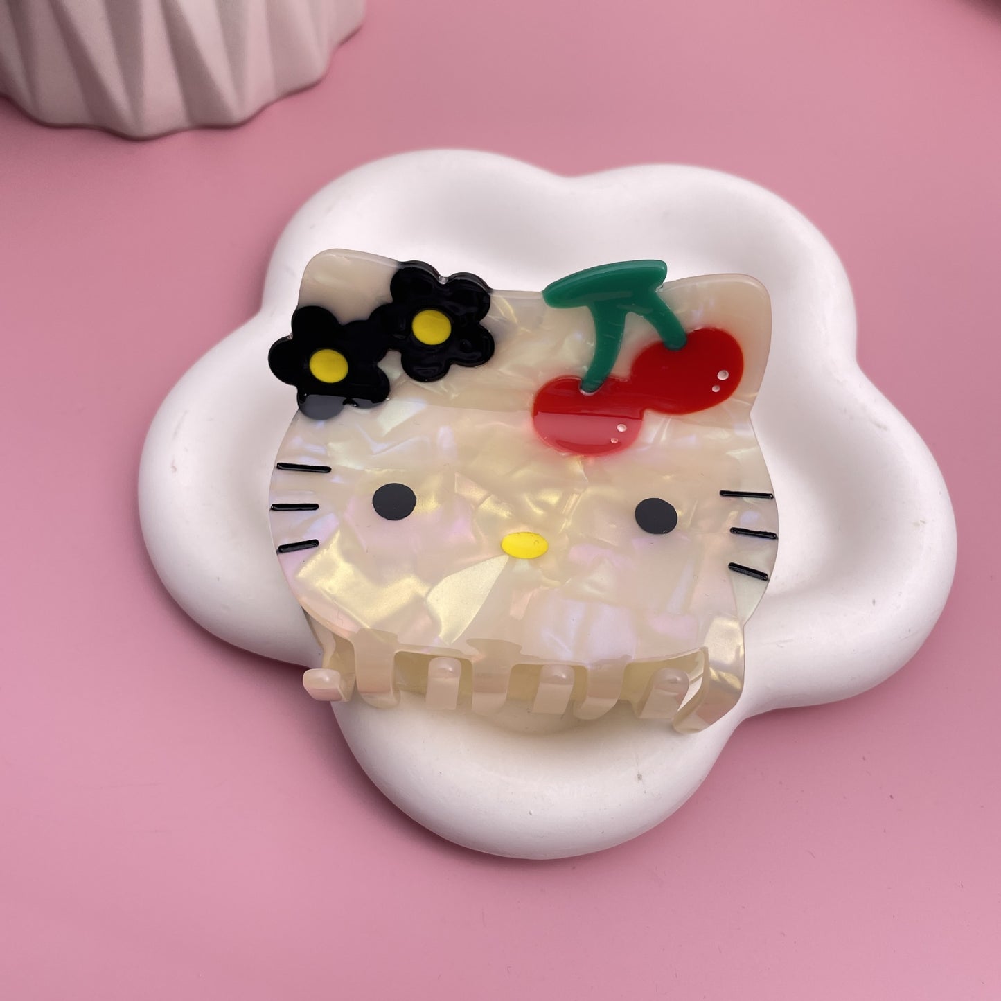 Plastic Hello Kitty Cute Hair Clip (Minimo de Compra 2) MIC-AZX008