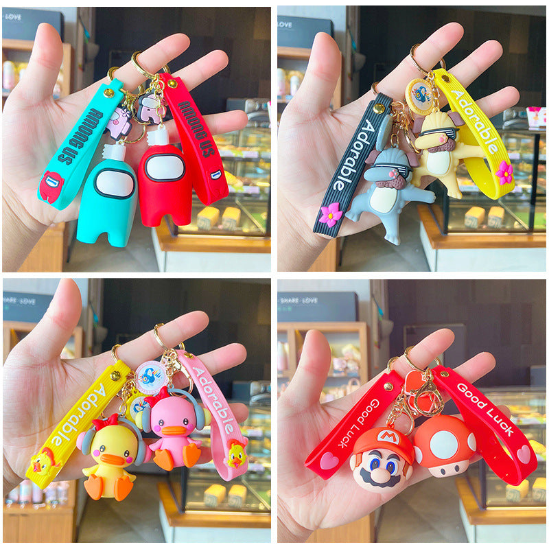 Keychain PVC Cute Cartoon Doll Pendant (M) MIC-YiDao004