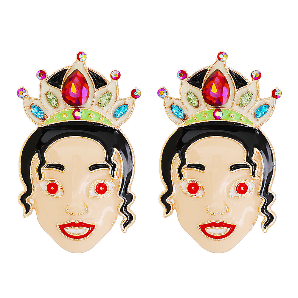 Alloy cartoon cute earrings MYA-JuJ020