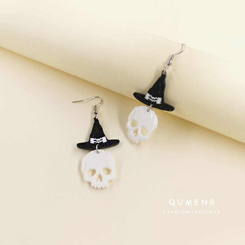 Acrylic Wizard Hat Earstuds (Minimo de compra 2) MIC-QinM004