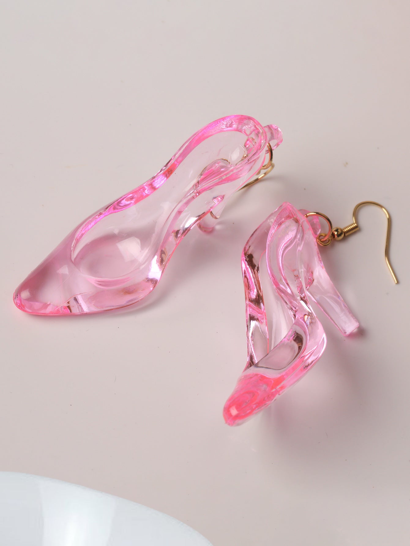 Transparent alloy high heels earrings MYA-XinT018