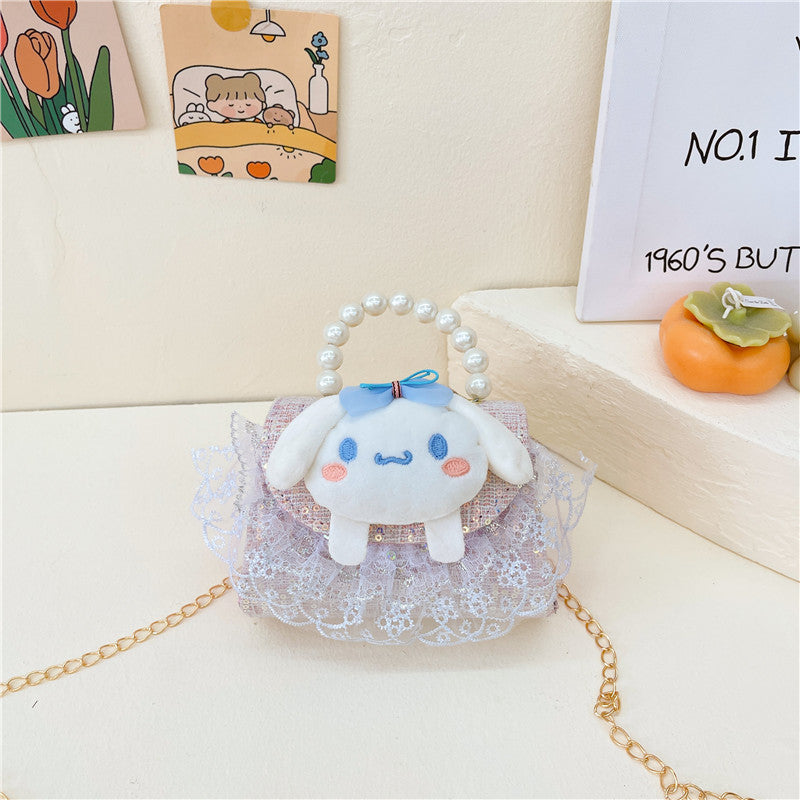 PU cute cartoon pearl handbag (Minimo de compra 3) MIC-BSCR003