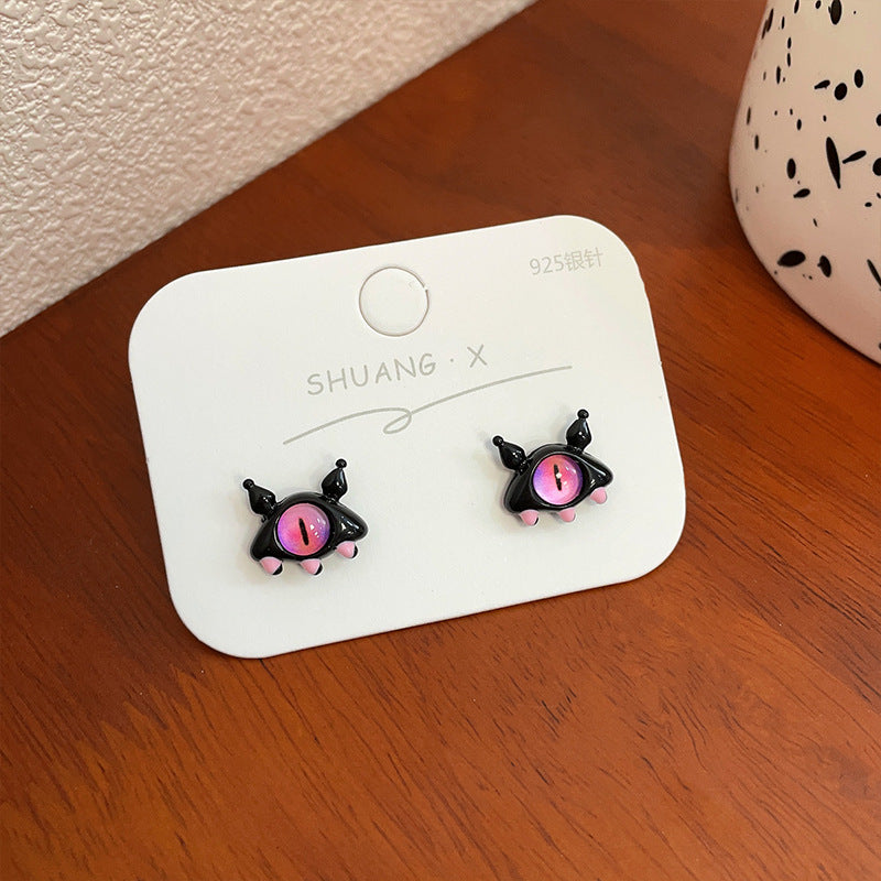 Metal Demon Little Monster Earrings MIC-ShuangX044