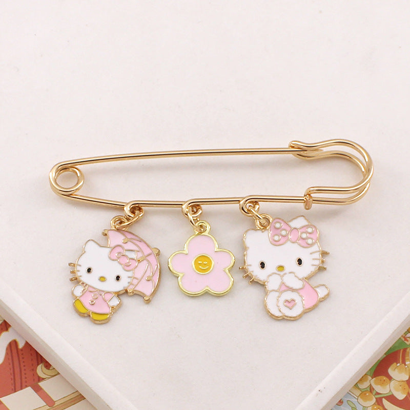 Alloy cute cartoon anime brooch (Minimo de compra 2) MIC--LiY040