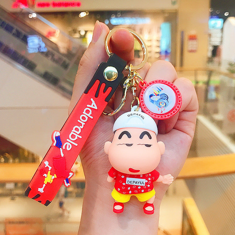 PVC cartoon doll keychain MIC-LanC005