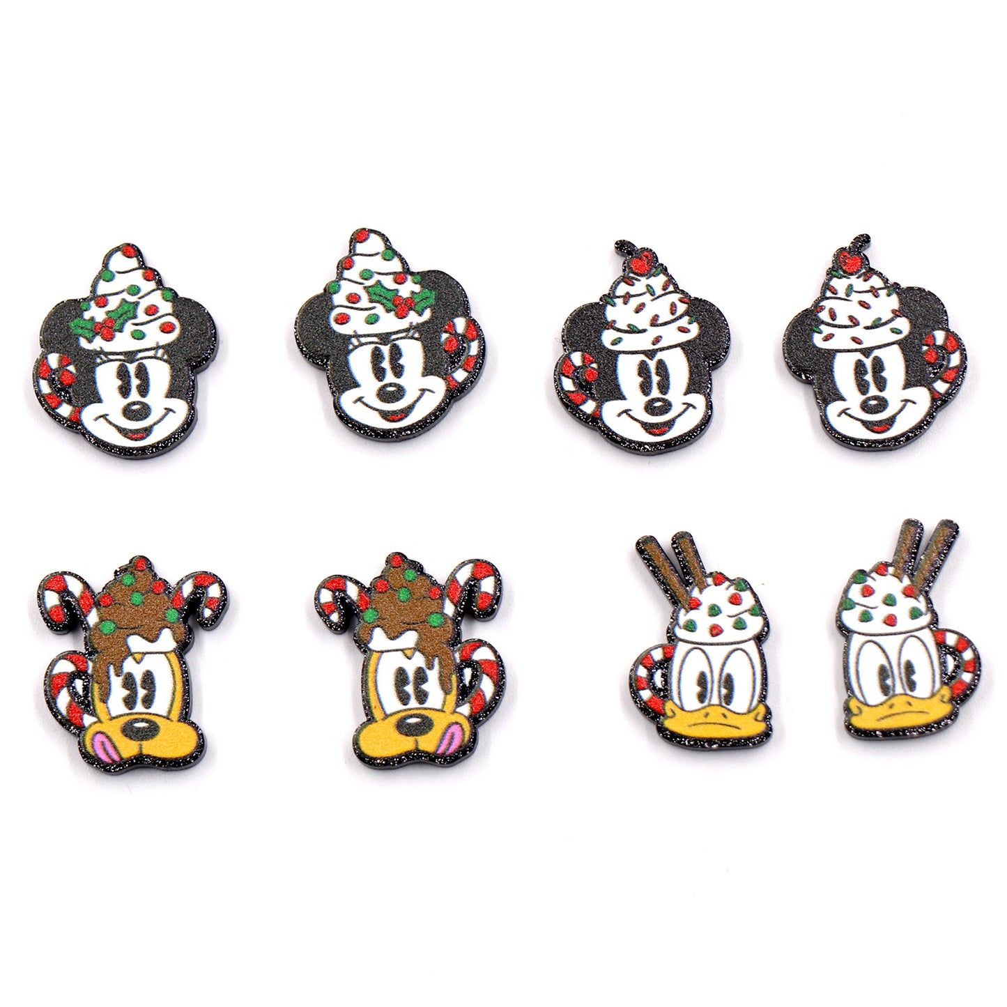 Acrylic Christmas cartoon character earrings (Minimo de compra 5) MIC-XiaoY033