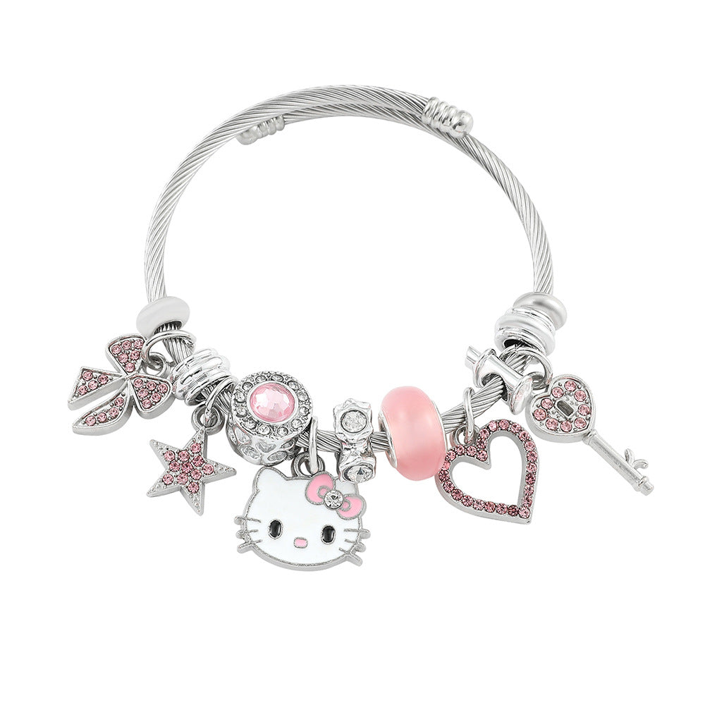 Alloy cartoon bracelet (Minimo de Compra 5) MIC-ZhuoX028