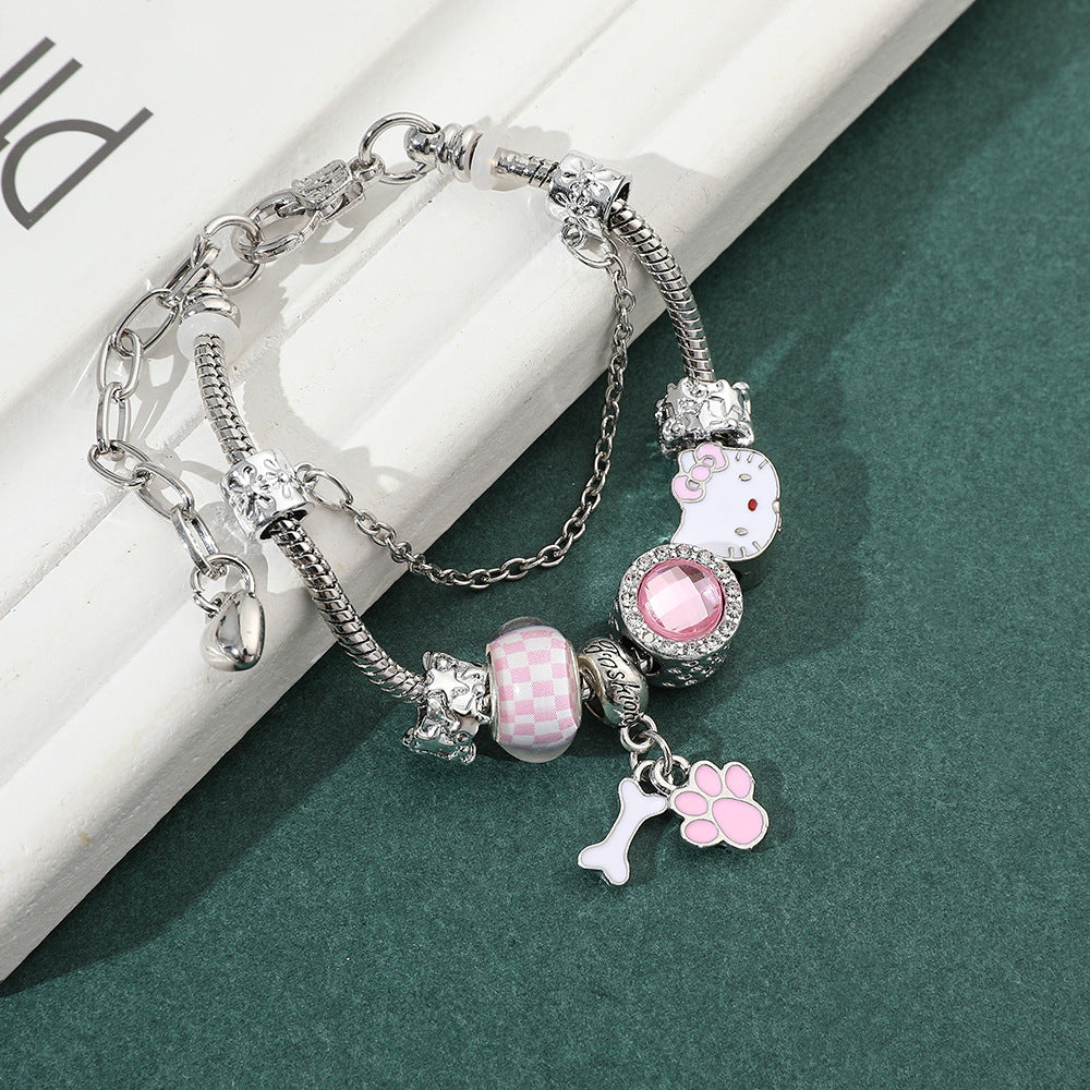 Alloy cartoon anime series bracelet (Minimo de Compra 4) MIC-BoS006