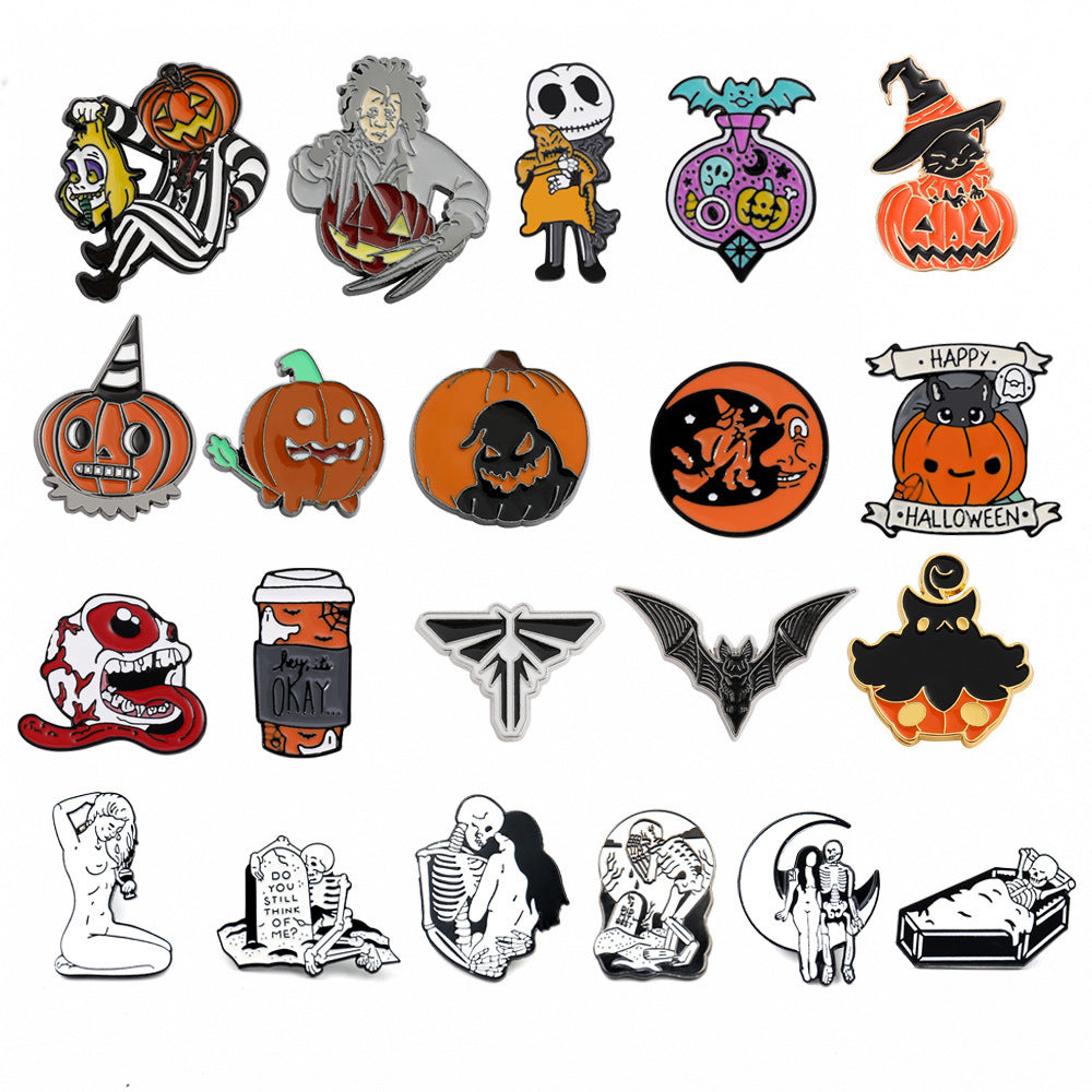 Alloy Halloween Terror Chest Needle (Minimo de Compra 2) MIC-ShengY055