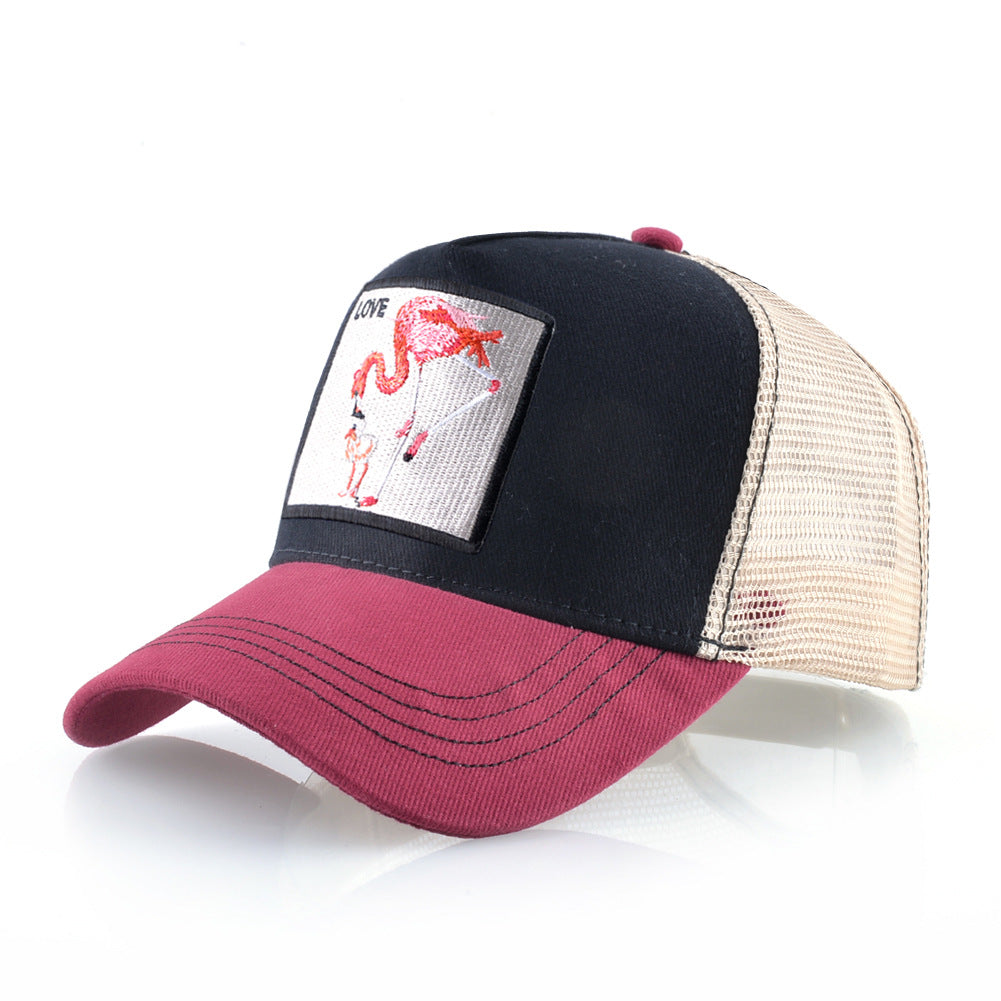 Nylon animal embroidery Baseball cap MYA-DSM004