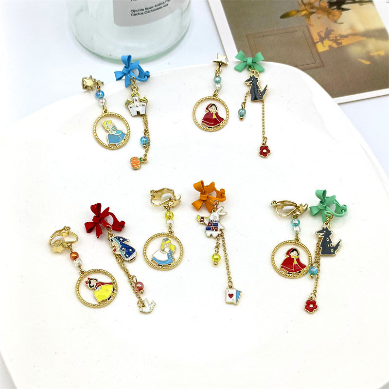 Alloy cartoon cute earrings MIC-ASY005