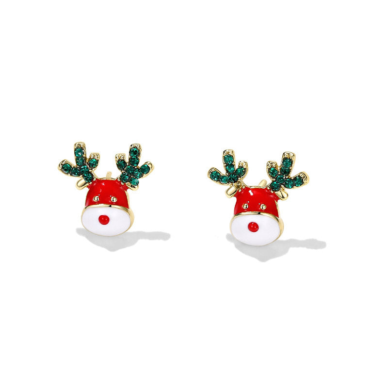 Alloy Christmas series earrings (Minimo de Compra 2) MYA-DuoL010