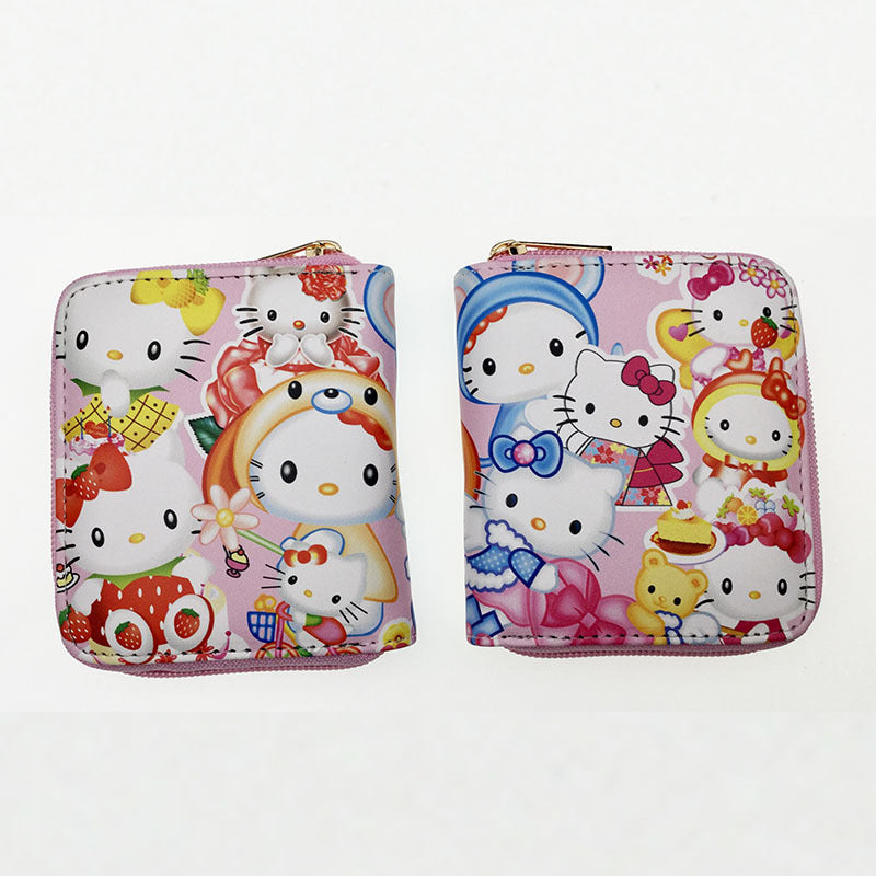 PU cartoon anime short zipper wallet MIC-ChangY014