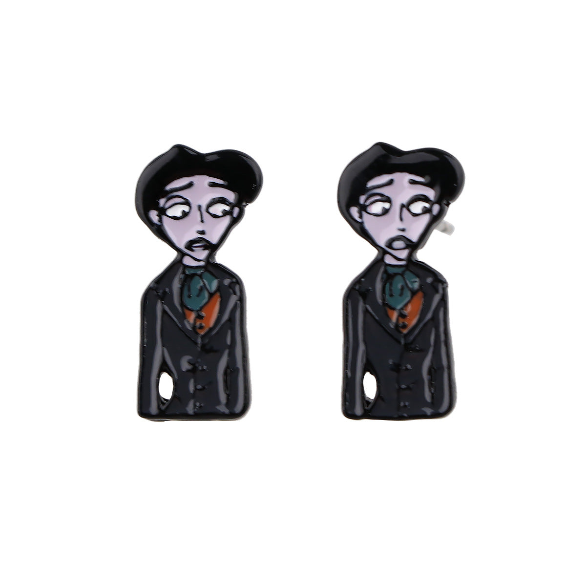 Alloy zombie bride cartoon earrings (Minimo de Compra 5) MIC-KuB016