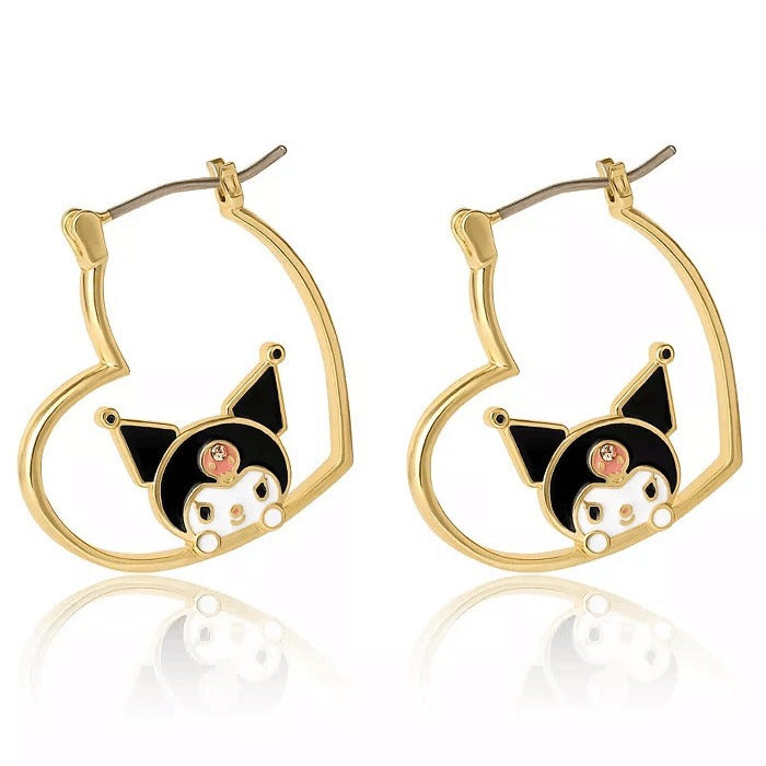 Cute alloy cartoon earrings MYA-SanY003