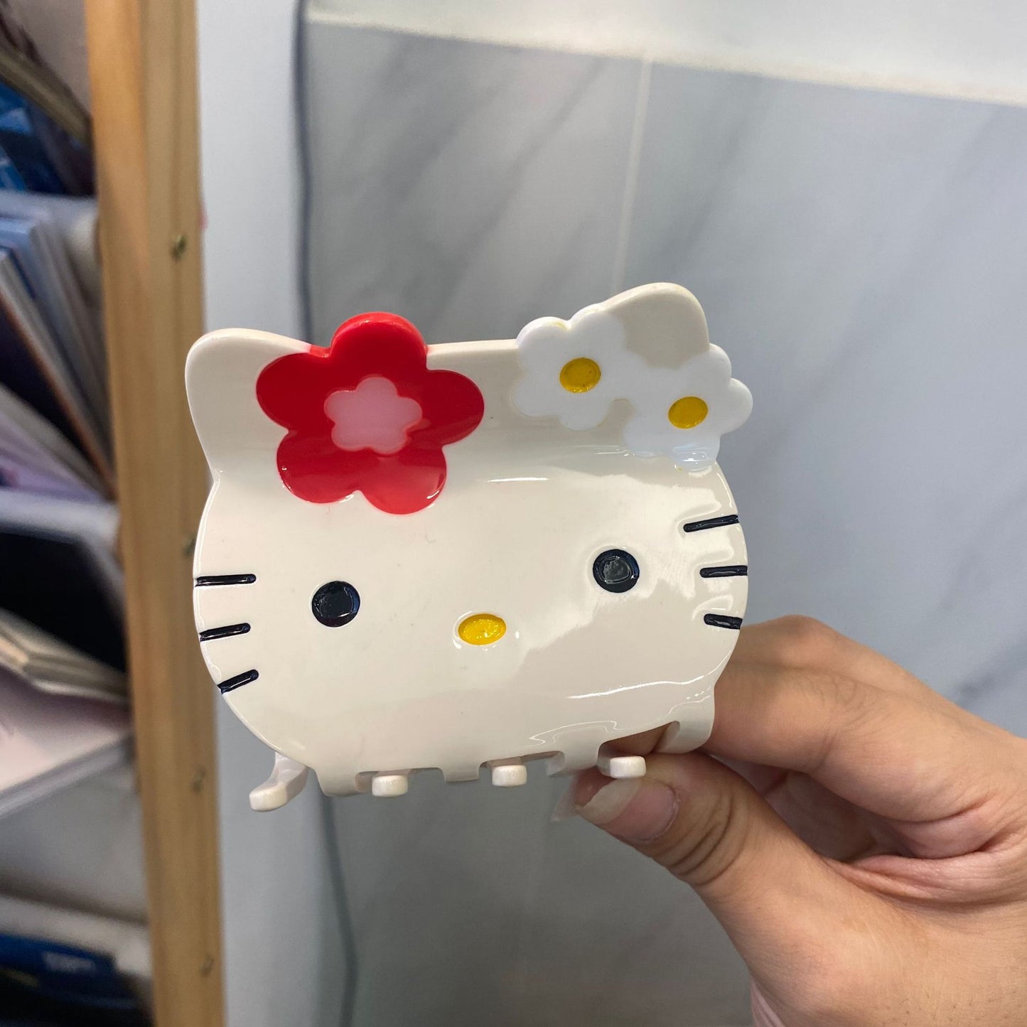 Plastic Hello Kitty Cute Hair Clip (Minimo de Compra 2) MIC-AZX008