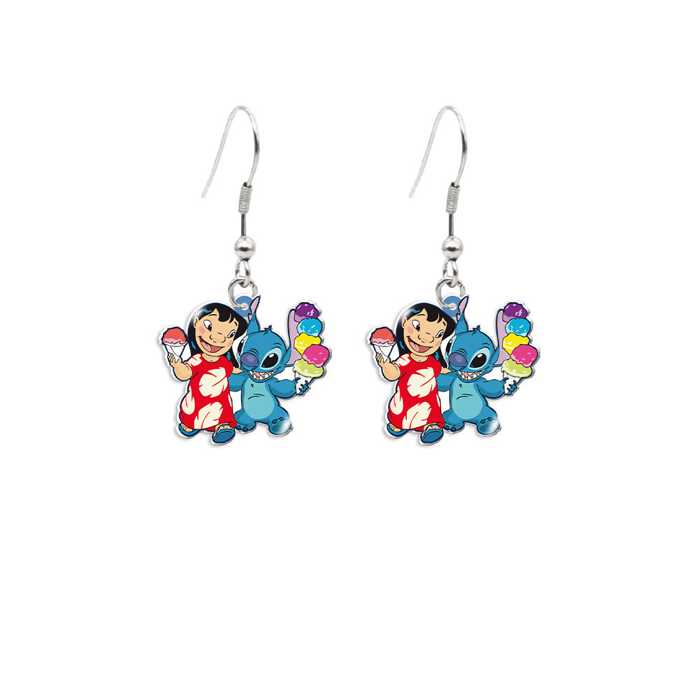 Alloy cartoon interstellar baby earrings (Minimo de compra 5) MIC-XiangL103