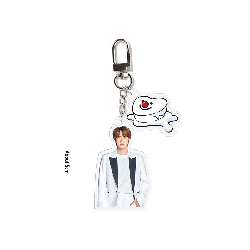 Acrylic BUTTER keychain MIC-XingY002