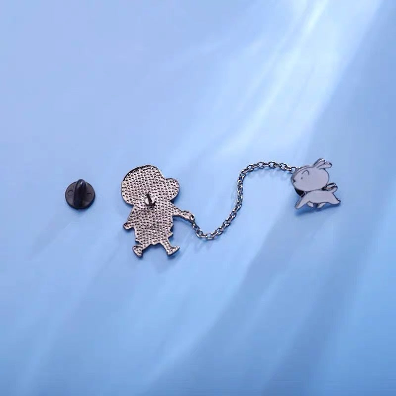 Alloy cute anime character brooch MIC-KaL043