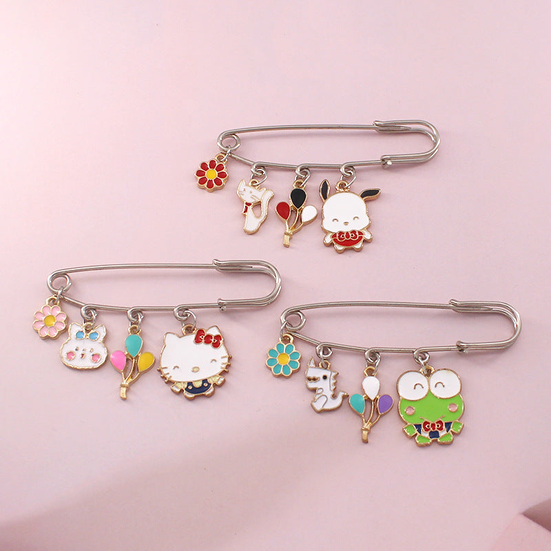 Alloy cartoon animal brooch (Minimo de compra 2) MIC-LiY014