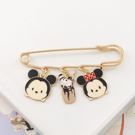 Alloy cartoon animal brooch (Minimo de compra 2) MIC-LiY015