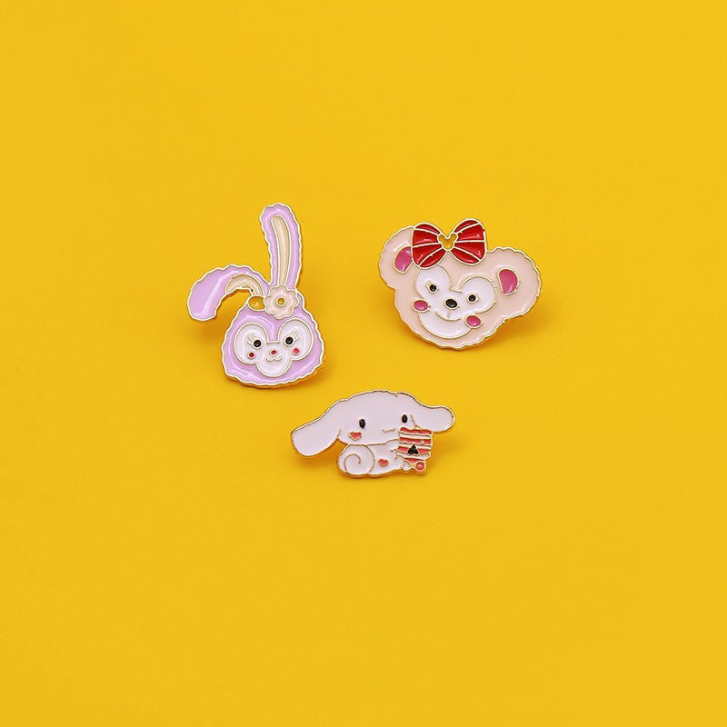 Alloy Star Delu Rabbit brooch (Minimo de compra 2) MIC-DongQ015