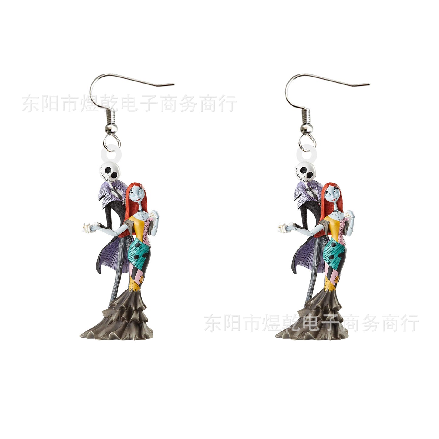 Acrylic cartoon Christmas horror night earrings (Minimo de Compra 10)  MIC-YuQ007