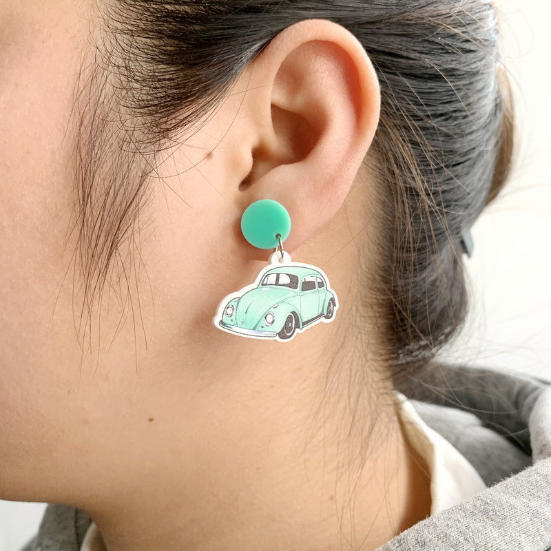 Acrylic Car Earrings MYA-XueP126