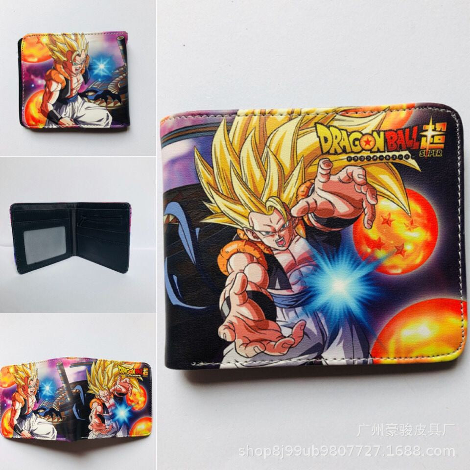 PU Seven Dragon Ball Short Wallet MIC-HaoJ010