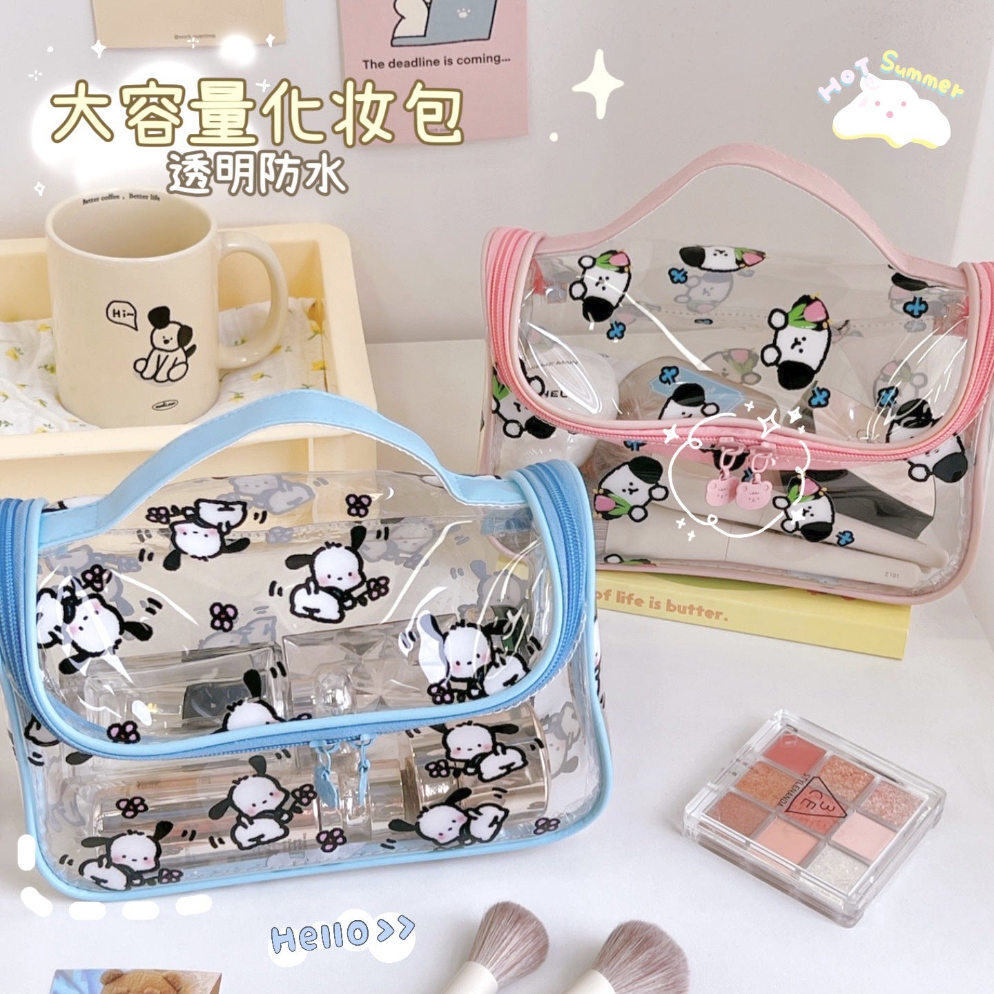 Nylon cartoon cute makeup bag (Minimo de Compra 2) MIC-TenY007