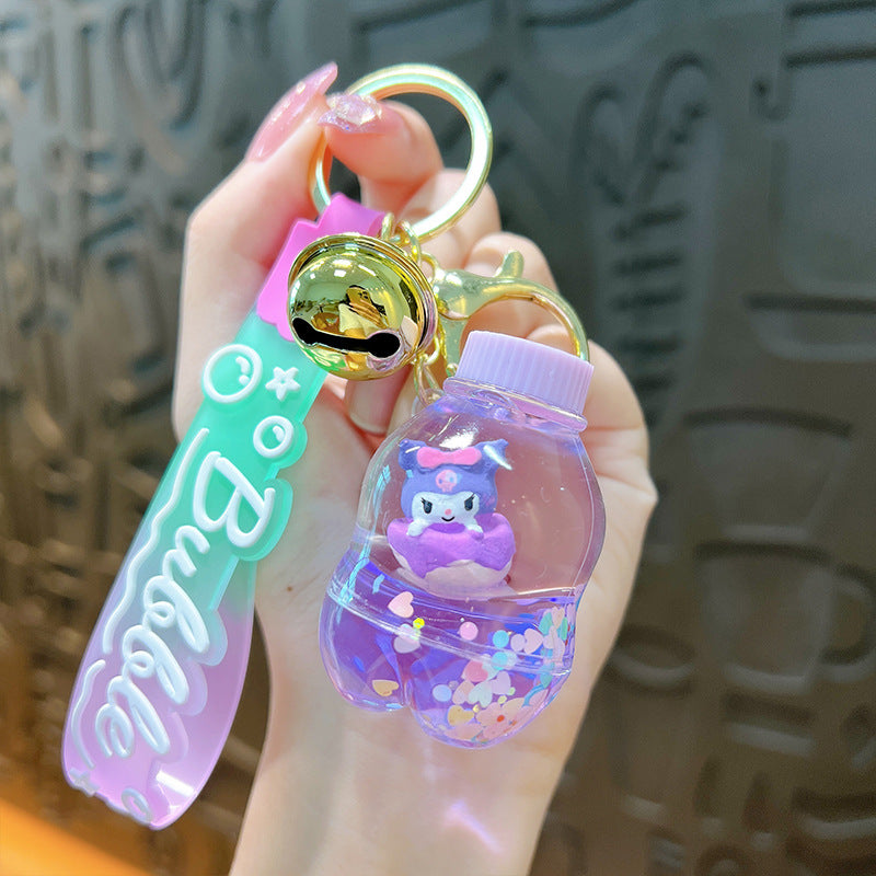 Cartoon Acrylic Liquid Quicksand Keychain MIC-YanG045