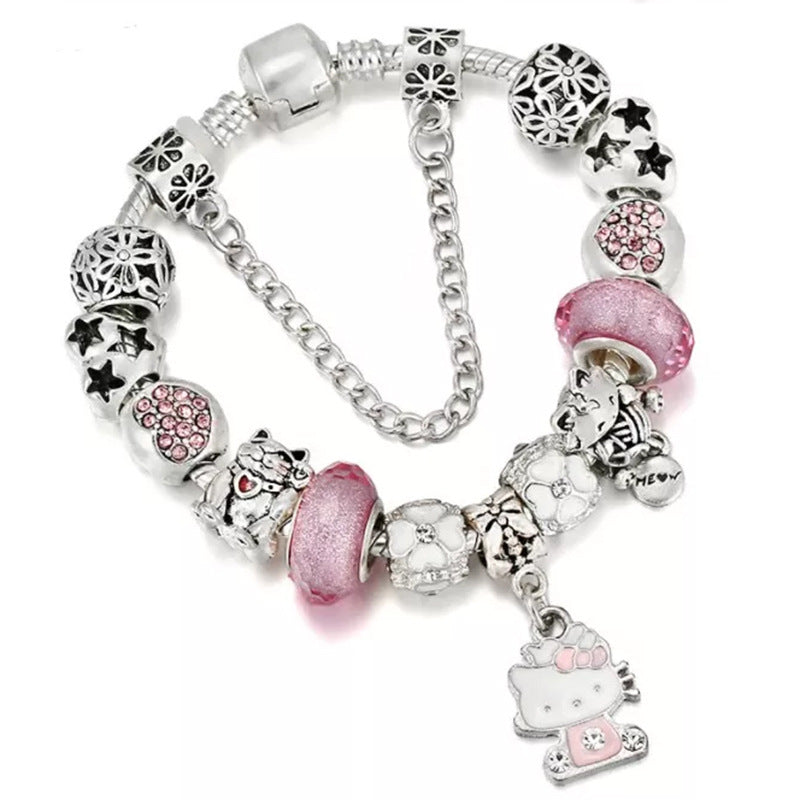 Alloy DIY Pandora Cartoon Bracelet MIC-LiY029