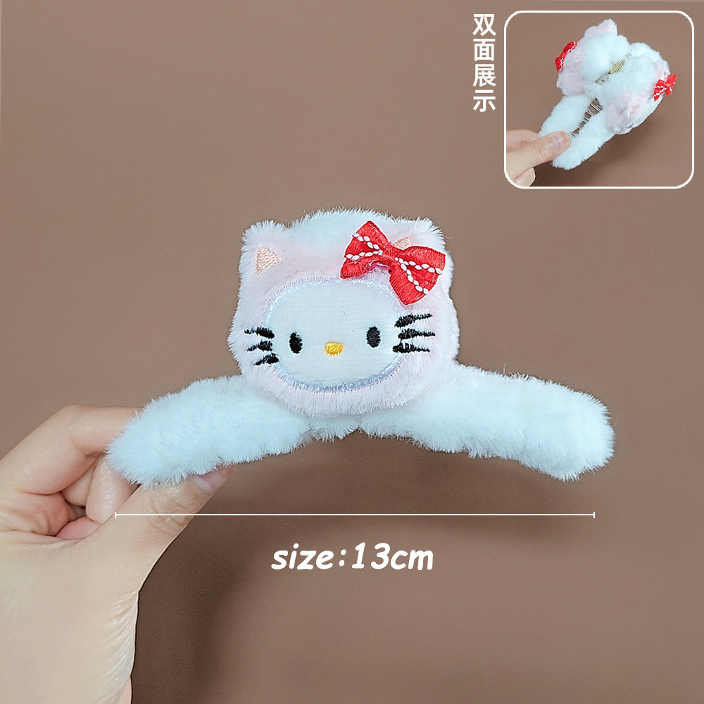 Plush cartoon cute hair clip MIC-WoD004