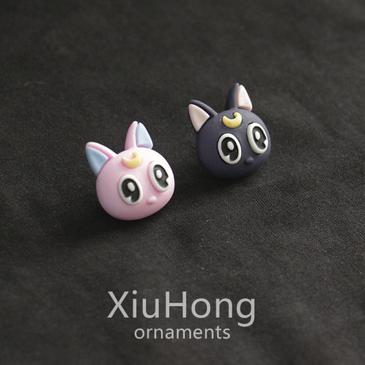 Alloy black cat Luna brooch (Minimo de Compra 3) MIC-XiuH006