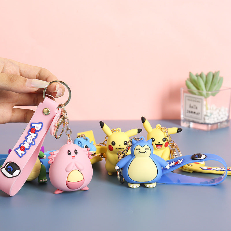 Keychains PVC Cartoon Cute Figure Minimo de compra 2 XHuang002