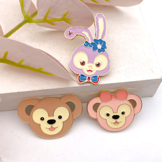 Alloy cartoon Lingna Beier brooch (Minimo de compra 2) MIC-FuD008