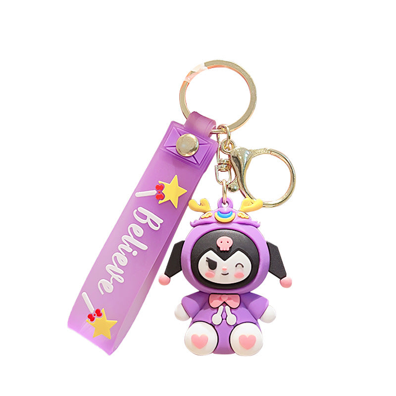 PVC cartoon cute pet cute keychain MIC-YiD040