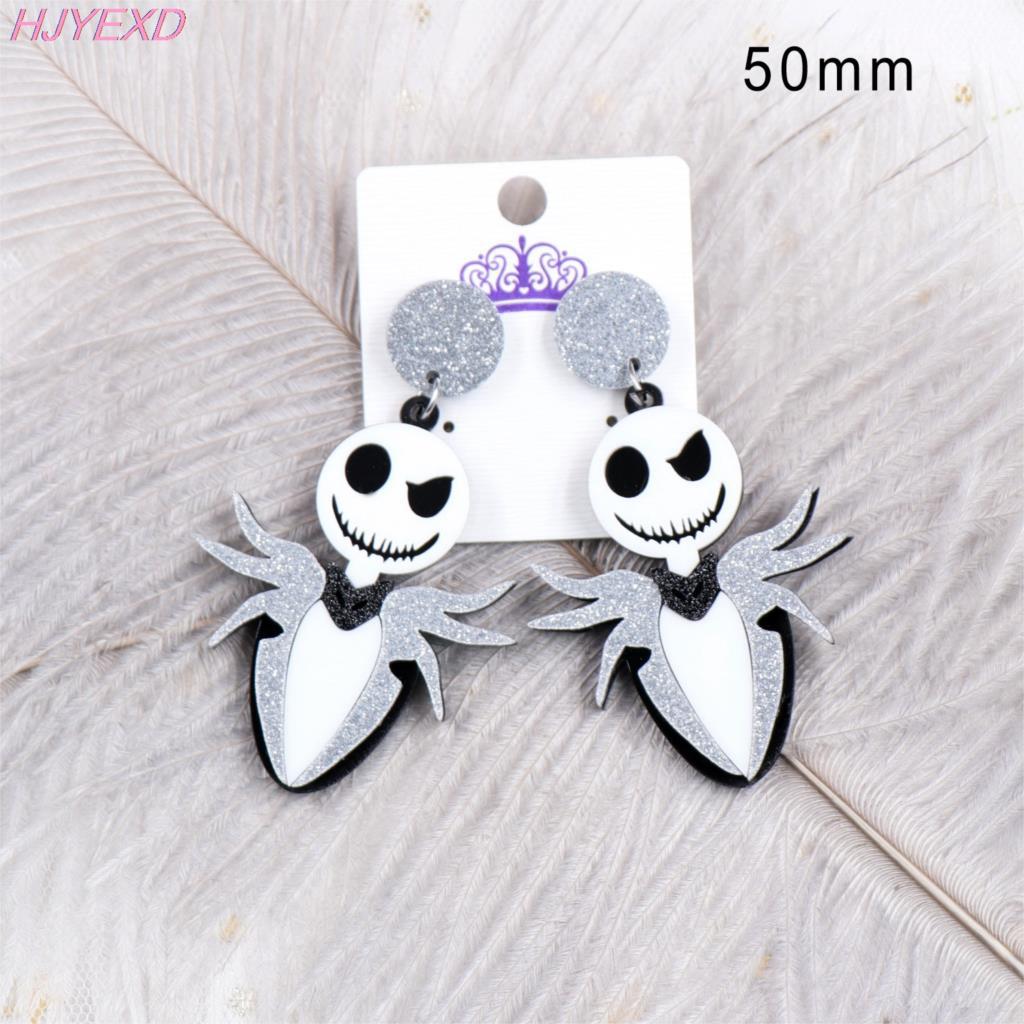 Acrylic Halloween Jack Tongue Cat Ear Studs (Minimo de compra 5) MIC-XiaoY044