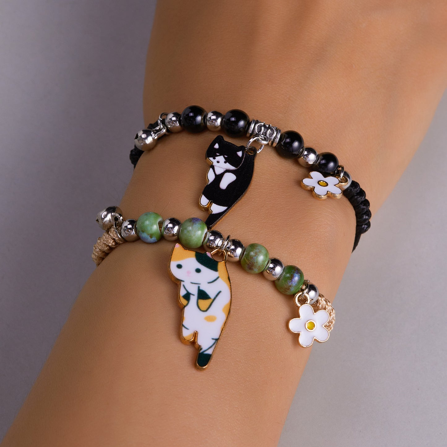 Alloy Simple Lazy Cat Bracelet MIC-ChuY024