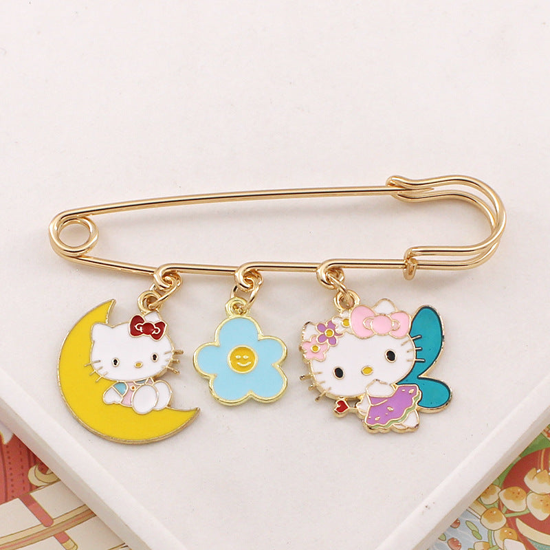 Alloy cute cartoon anime brooch (Minimo de compra 2) MIC--LiY040