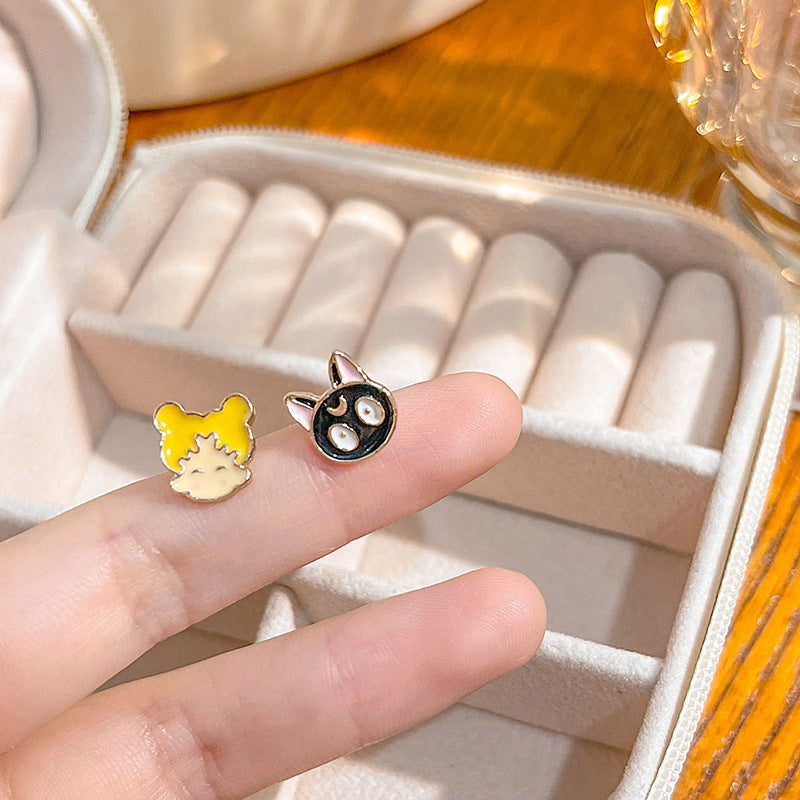 Earrings Alloy Cute Simple Cartoon Panda MDD066