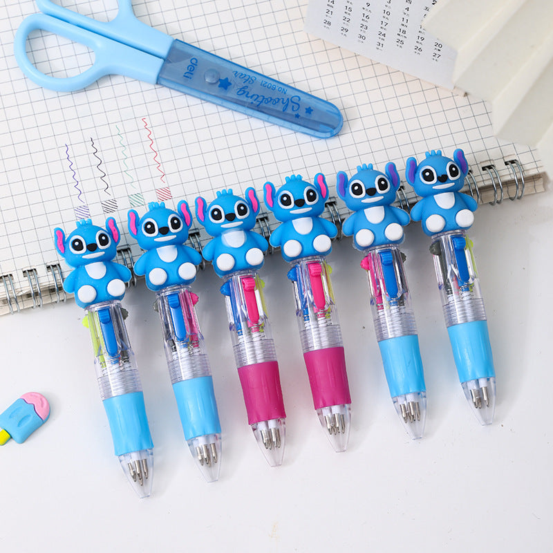 Plastic cute blue doll neuter pen 36PCS MIC-XingC021