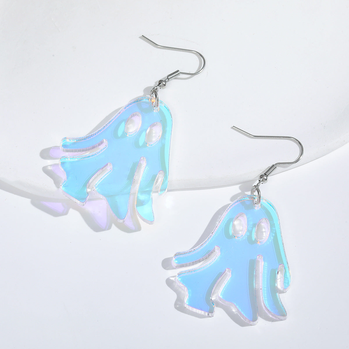 Acrylic funny and exaggerated ghost earrings (Minimo de compra 2) MIC-AnD009