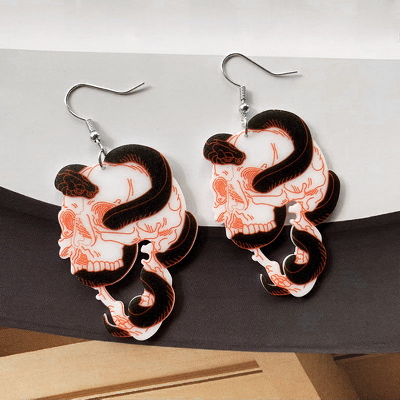 Cute Cartoon Acrylic earrings MIC-XueP012