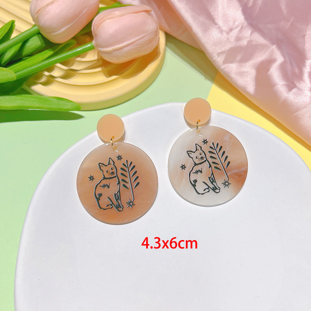 2023 Cute Cartoon earrings Minimo de Compra 2) MIC-PingH009