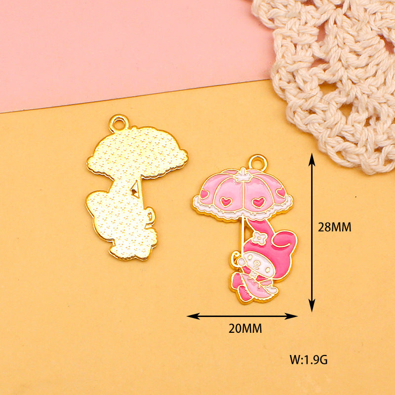 Alloy cartoon small animal pendant (Minimo de Compra 10) MIC-JingX017